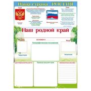 Плакат А2 84.741 «Наша страна-Россия!»