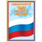 Плакат А4 9-02-919 Флаг РФ