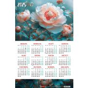 Календарь А3 2025 Цветы Нежные пионы Кл3_32096 (картон)